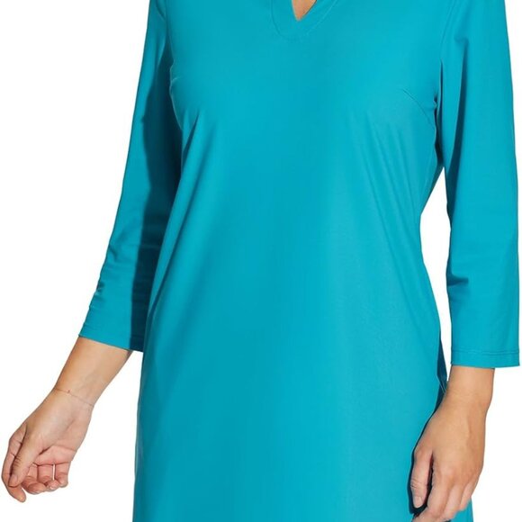 BALEAF Women's Sun Protection Swim Cover Up Blue Small - Picture 3 of 7